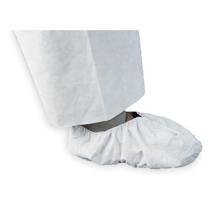 Shoe Covers, Microporous Film Laminate, White, Slip Resistant Sole: No , Universal