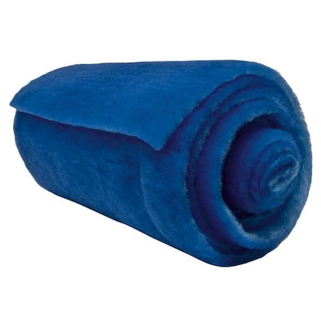 24 in x 85 ft x 1 in Fiberglass Air Filter Roll, MERV 1, Blue/White (Formerly Air Handler)