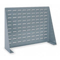 Steel Louvered Bench Rack, 8 9/16 in D x 20 in H x 28 in W, Gray