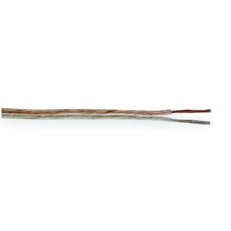 Data Cable, 2 Wire, Clear, 500ft