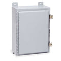 Padlockable Hasp Electrical Enclosures, 36 in H, 8 in D, 24 in W, 12, 13, Steel