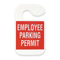 Employee Parking Permit, Red, PK5