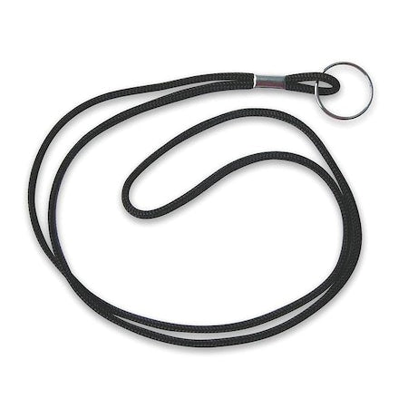 Round Neck Cord, Black, PK10
