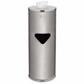 Wet Wipe Dispenser, SS, 39 in H, Silver