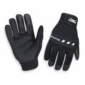 Cold Protection Gloves, Synthetic Leather-Nylon Palm, Polyester Lining, Black, S