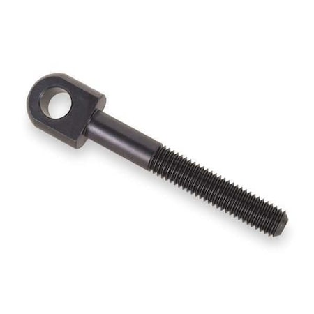 Swing Bolt, 1/4"-20, 0.250 in ID, Steel, Black Oxide
