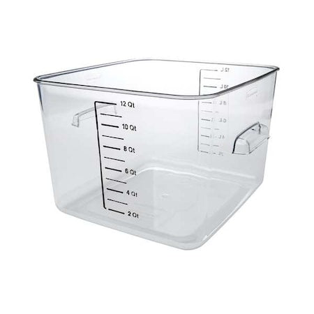 Food Storage Container, 11.31 in L, Clear