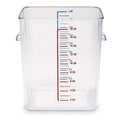Food Storage Container, 11.31 in L, Clear