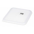 Square Lid Container Food Storage Container Lid, White, Polyethylene