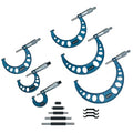 Outside Micrometer Set, 6 Pc, 1-6 In