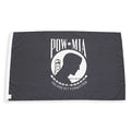 Pow Mia Flag, 3x5 Ft, Nylon, You are not forgotten, Black