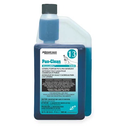 Pot and Pan Cleaner, 32 oz., Unscented