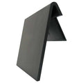 Black Plastic Label Holder, 4 in L, 2 1/4 in W