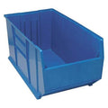 Storage Bin, Polypropylene, Blue, 17 1/2 in H, 19 7/8 in W, 35 7/8 in L