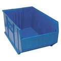 Storage Bin, Polypropylene, Blue, 17 1/2 in H, 23 7/8 in W, 35 7/8 in L