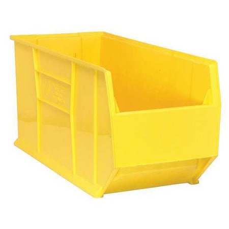 Storage Bin, Polypropylene, Yellow, 17 1/2 in H, 16 1/2 in W, 35 7/8 in L