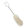 Tire Brush, 6 1/2 in L Handle, Cream, Galvanized Iron Wire, 11 in L Overall