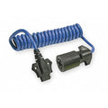 Coiled Adapter,7-Way Blade To 4-Flat