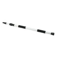 36" to 62" Threaded Telescoping Pole, 1 in Dia, Silver, Aluminum