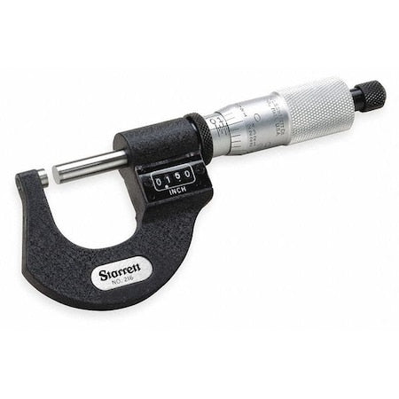 Digital Outside Micrometer, 2 In, Ratchet