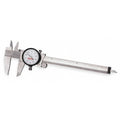 Dial Caliper w/Case, 6 In/150mm, White