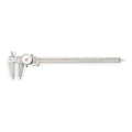 Dial Caliper w/Case, 12 In, White