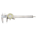 Dial Caliper w/Case, Fractional, 6 In