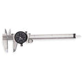 Dial Caliper w/Case, 6 In, Black