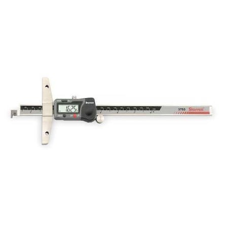 Electronic Depth Gage, 6 In, 2 3/4 In Base