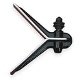 Center Head, Cast Iron, Wrinkle Finish