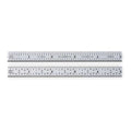 Steel Rule, Flexible, 12 In, 5R Grad