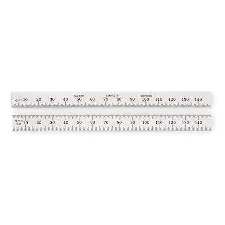 Steel Rule, Flexible, 150mm, Type 30 Grad