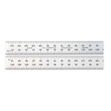 Steel Rule, Spring Tempered, 150mm, Type 35