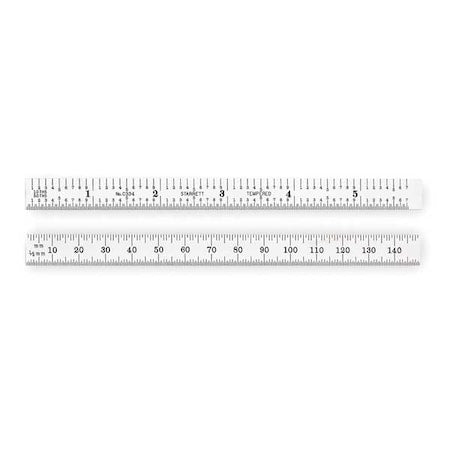 Steel Rule, Flexible, 6 In, Type 34 Grad