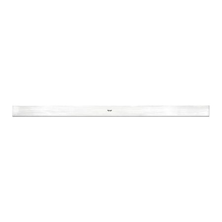 Steel Straight Edge, No Bevel, 24 In