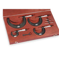 Micrometer Set, 0 to 4 In, 0.0001 In