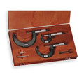 Micrometer Set, 0 to 3 In, 0.0001 In
