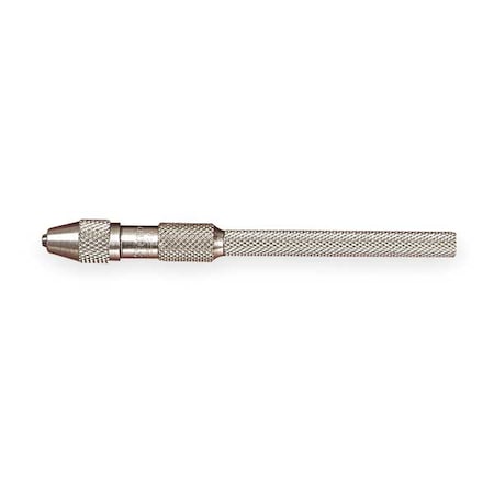 Pin Vise, 0-.040 In, Nickel Plated