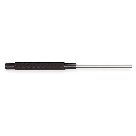 Drive Pin Punch, 1/4 In Tip, 8 In L