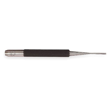 Drive Pin Punch, 1/16 In Tip, 4 In L
