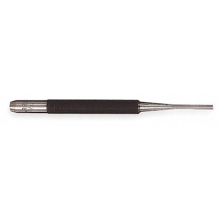 Drive Pin Punch, 3/32 In Tip, 4 In L