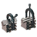 V-Blocks, Matched Pair w/Clamps, 2 In