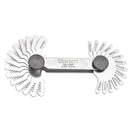 Thread Pitch Gauge Set, Thread Ang 60 deg