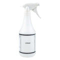 24 oz. White, Plastic Bottle, PK12