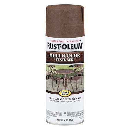 Textured Spray Paint, Autumn Brown, Textured, Solvent, 12 Oz