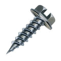 Sheet Metal Screw, #8 x 1/2 in, Plain Steel Flange Hex Head External Hex Drive, 1000 PK
