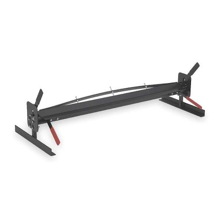 Portable Mini Brake, Hand Lever, 22 gal Capacity, 48 in Max Bending Wd, 135 degree Max Bending Angle