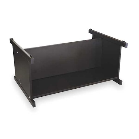 Flat File Cabinet Base, Open Base, Black