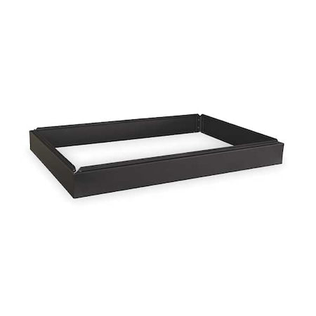 Flat File Cabinet Base, Closed Base, Black