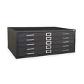 Cabinet, Flat File, 5 Drawer, Black